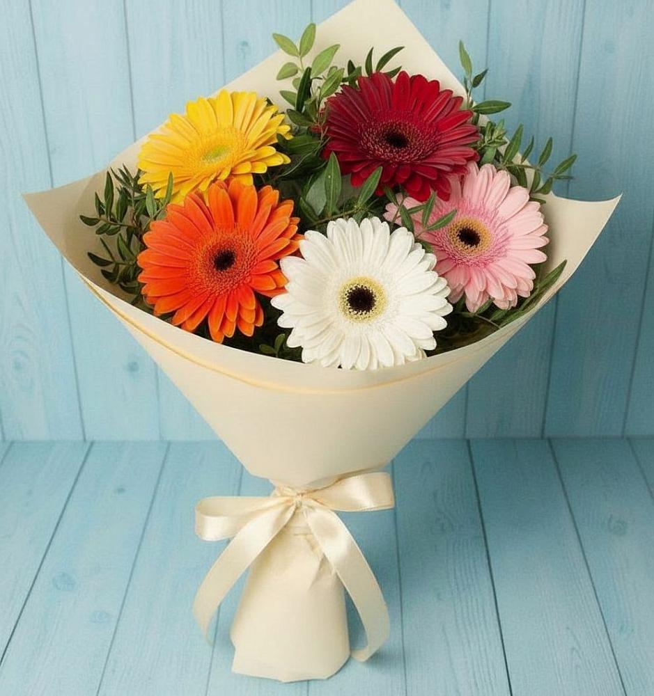 Букет цветов из: Герберы в Колодезном