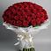Букет 101 Красная роза Блэк Мэджик в Колодезном