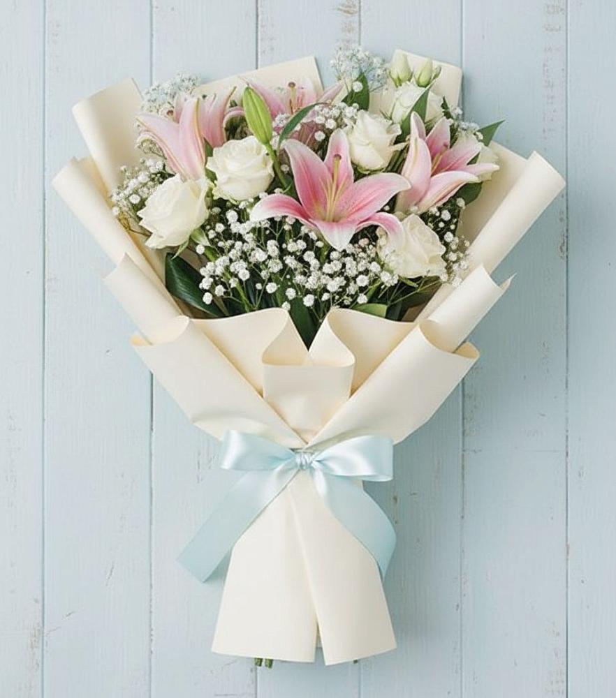 Букет цветов из: Лилии в Колодезном