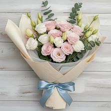 Букет цветов из:  Лизиантусы в Колодезном