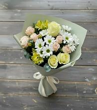 Букет цветов из:  Альстромерии, Розы и Хризантемы в Колодезном