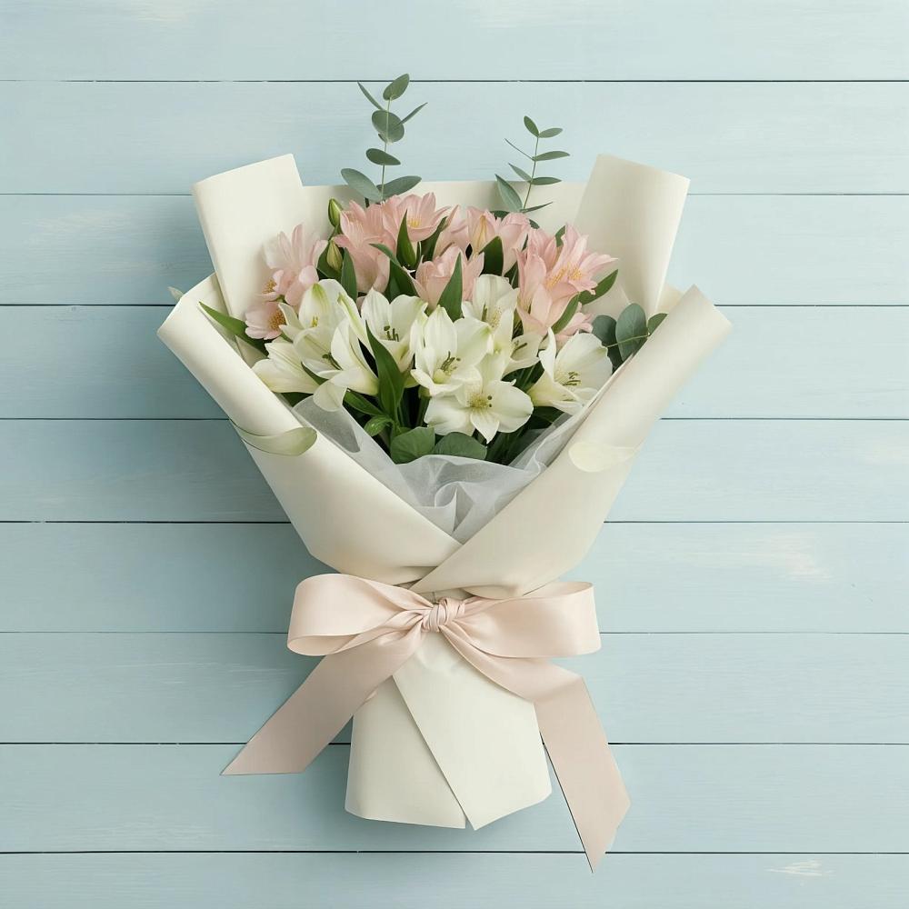 Букет цветов из: Альстромерии в Колодезном