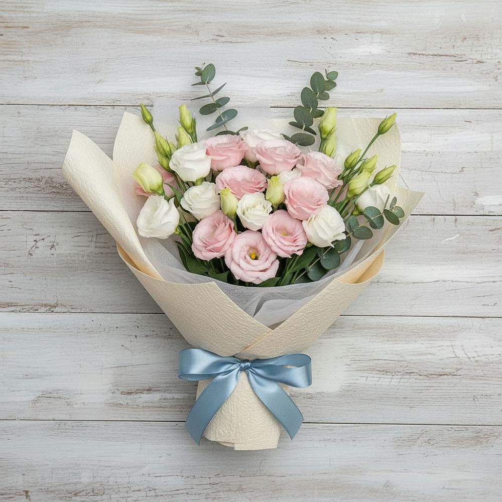 Букет цветов из: Лизиантусы в Колодезном